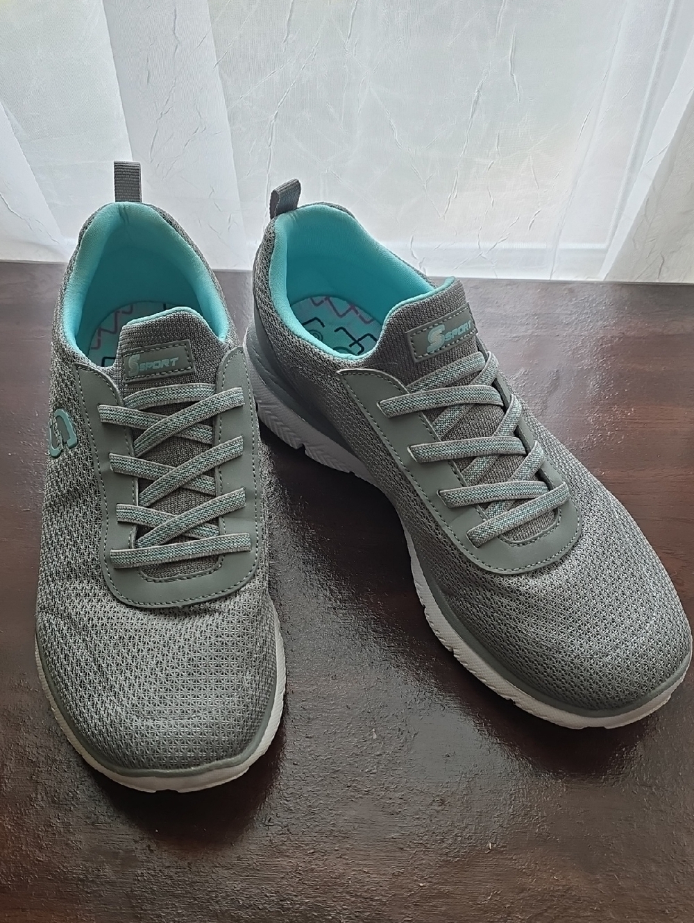 Skechers S Sport Grey Slip In Sneakers